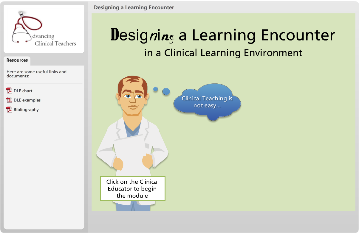 Designing a Learning Encounter
