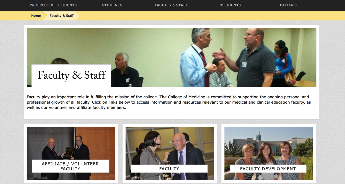 University of Central Florida Faculty Website