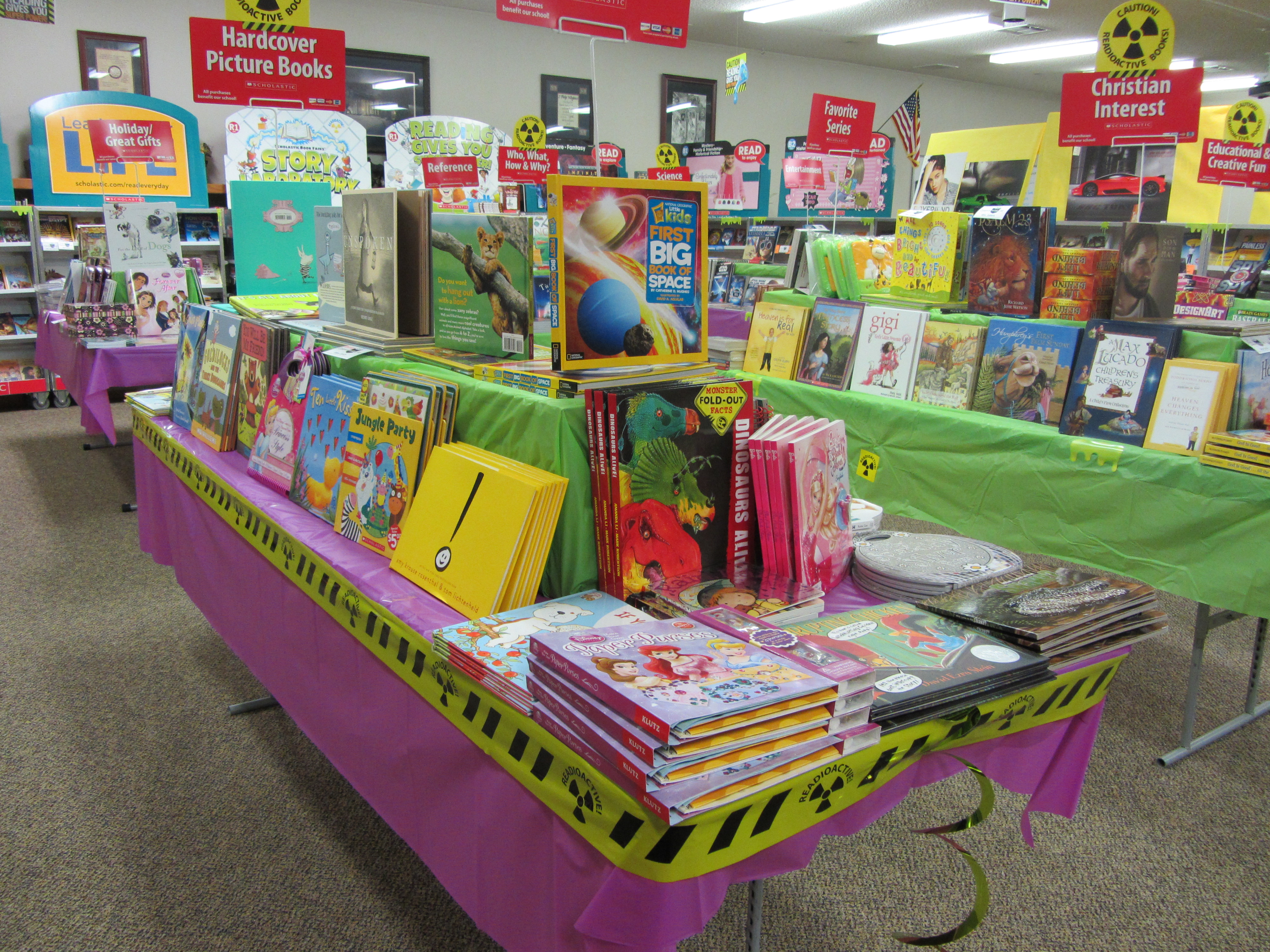 Book fair setup