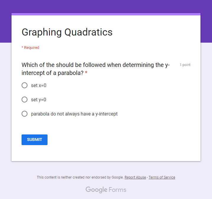 quiz screenshot
