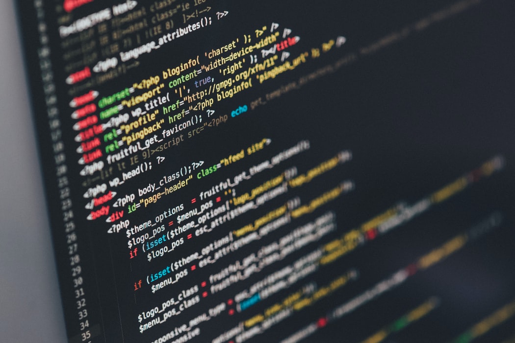 Computer image with code